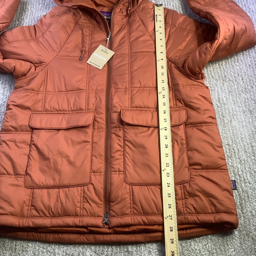 Patagonia Womens Lost Canyon Hoody Burnished Red Quilted Jacket‎ Size Medium NWT - Picture 14 of 15